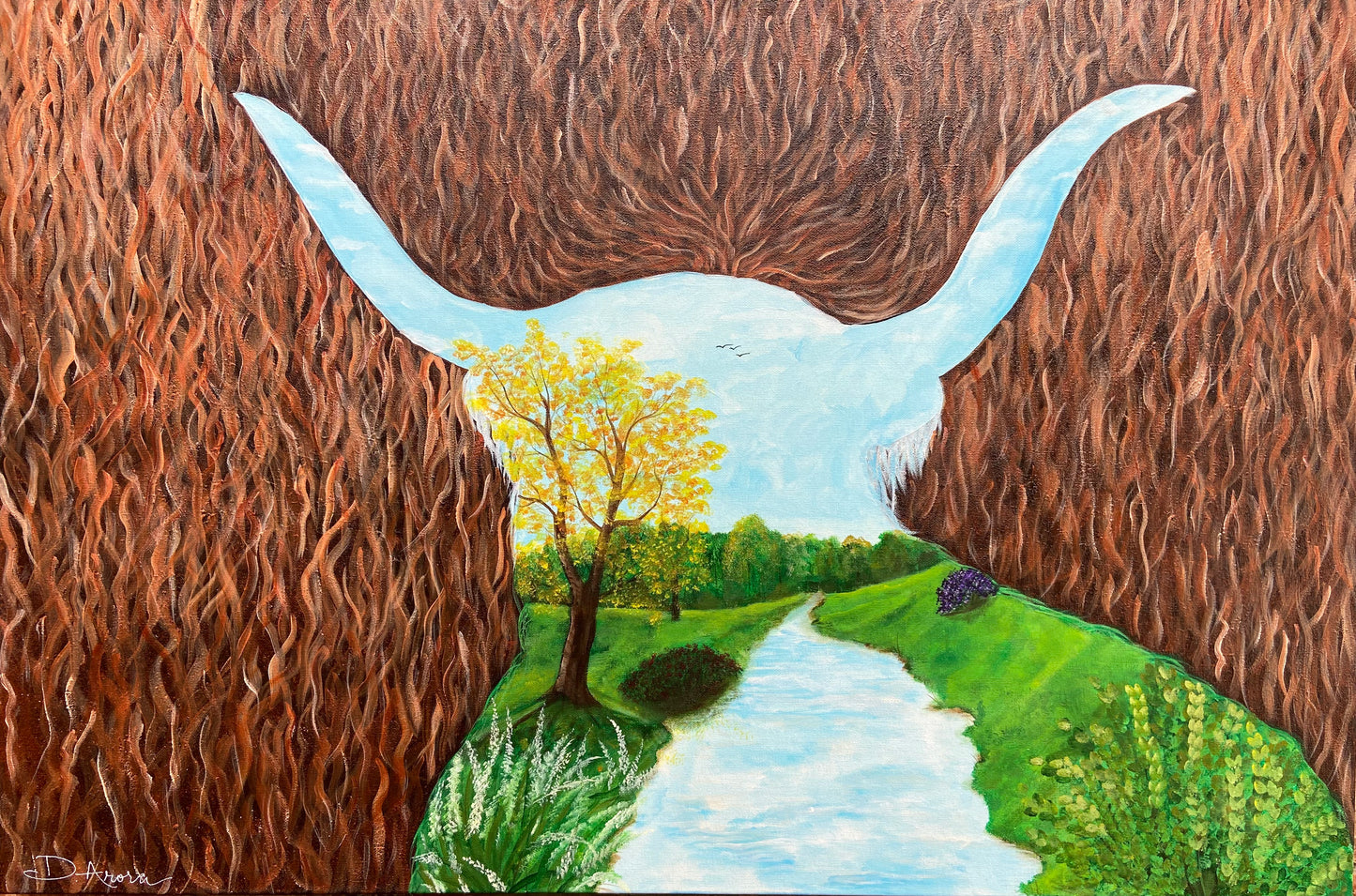 One with Nature- The Highland Cow