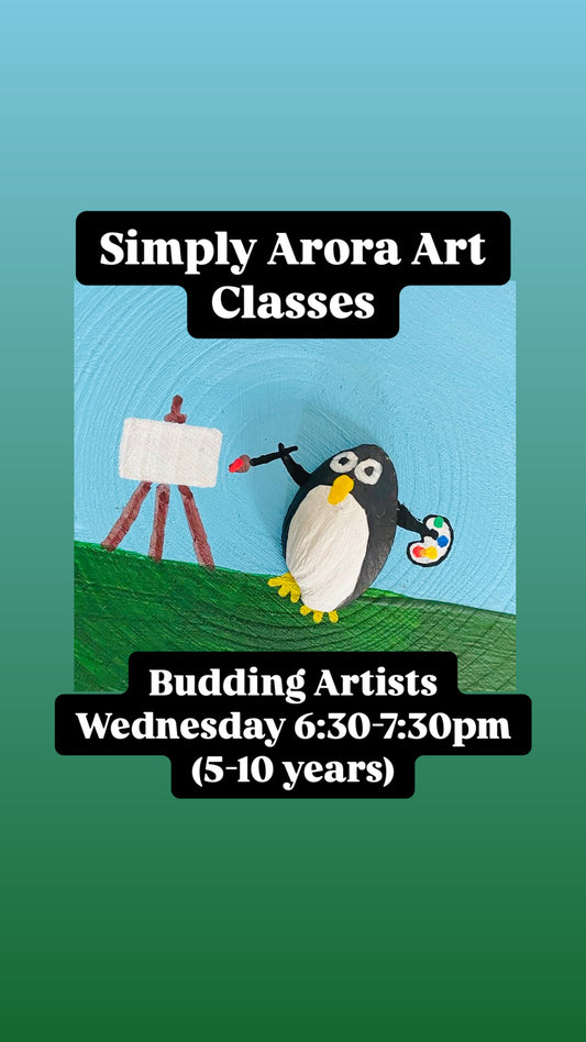 Budding Artists- Wednesday 6:30-7:30pm