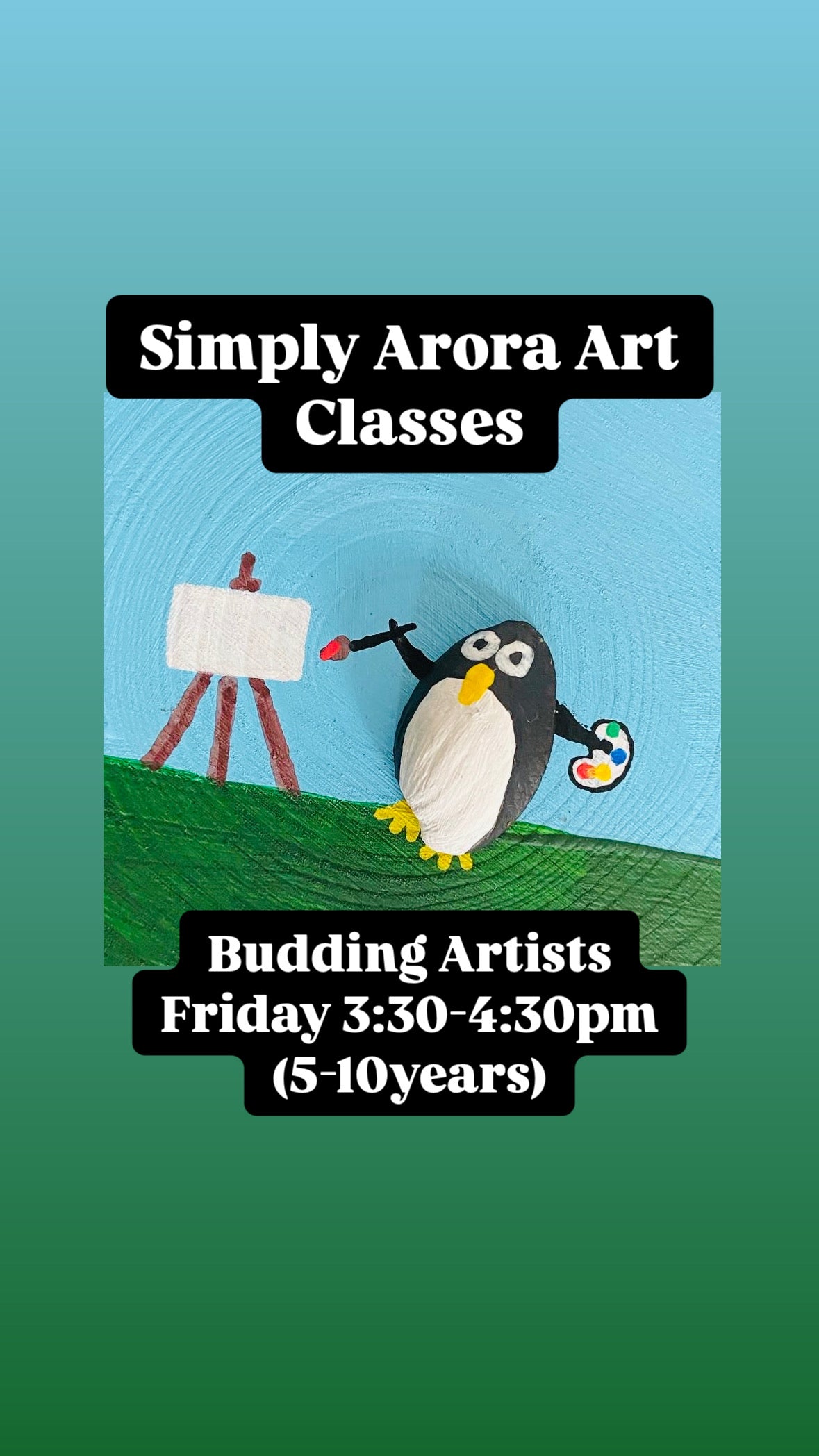 Budding Artists- Friday 3:30-4:30pm