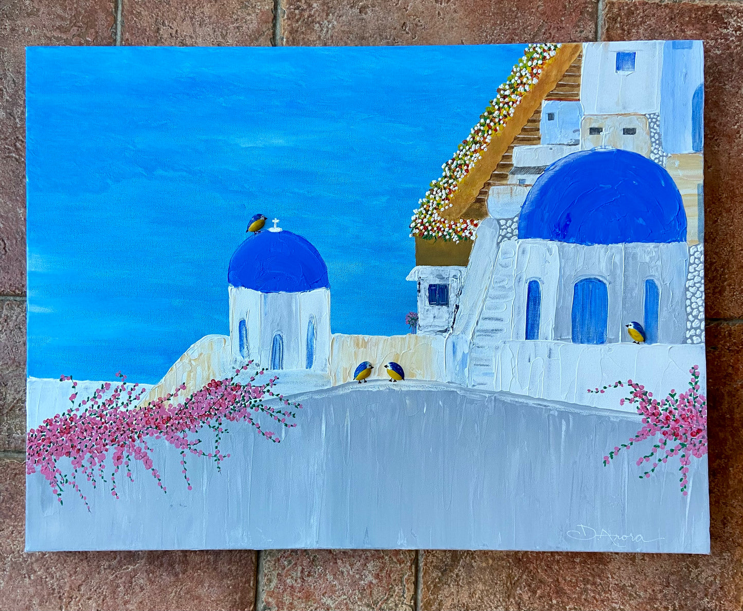 Around Santorini in 5days - bluetits
