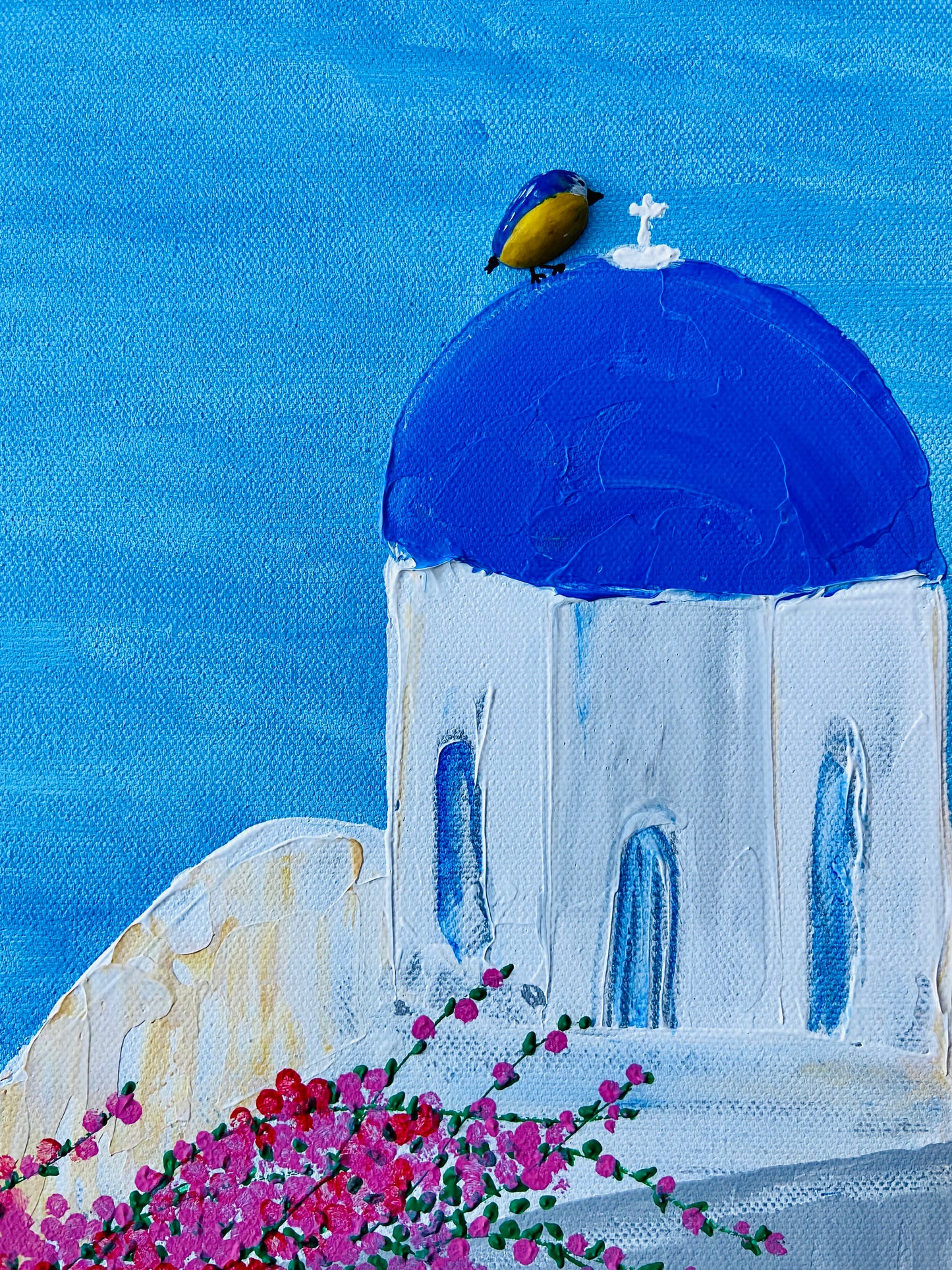 Around Santorini in 5days - bluetits