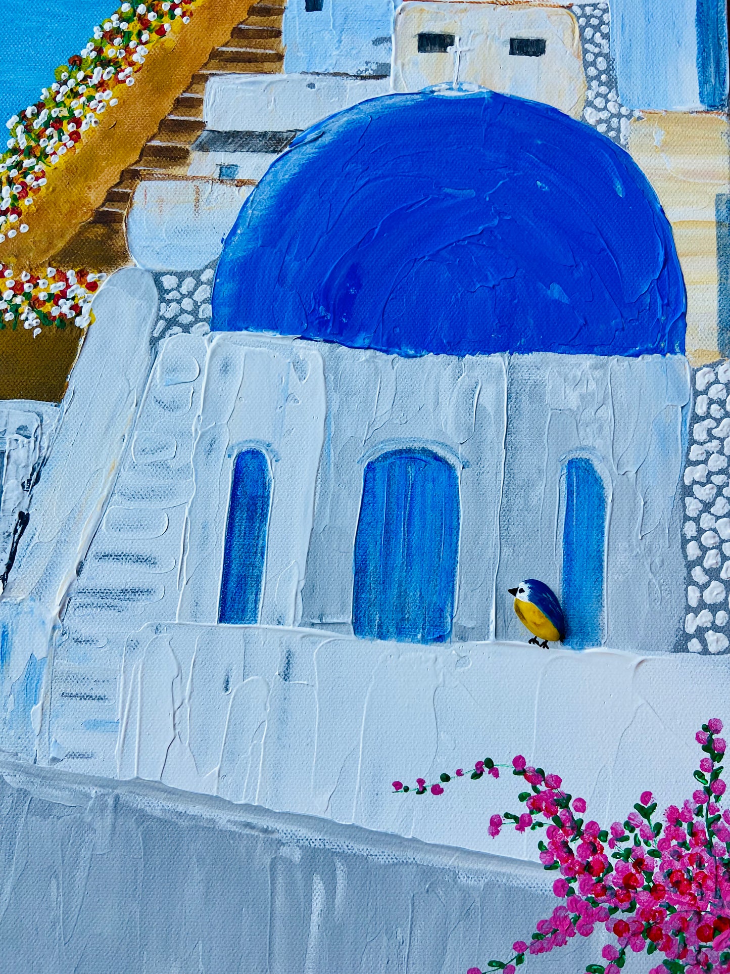 Around Santorini in 5days - bluetits