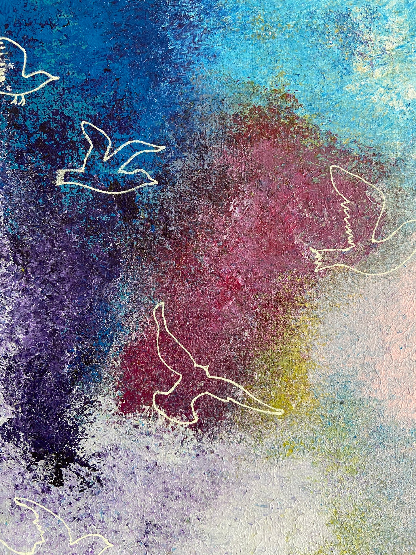 The colourful flight