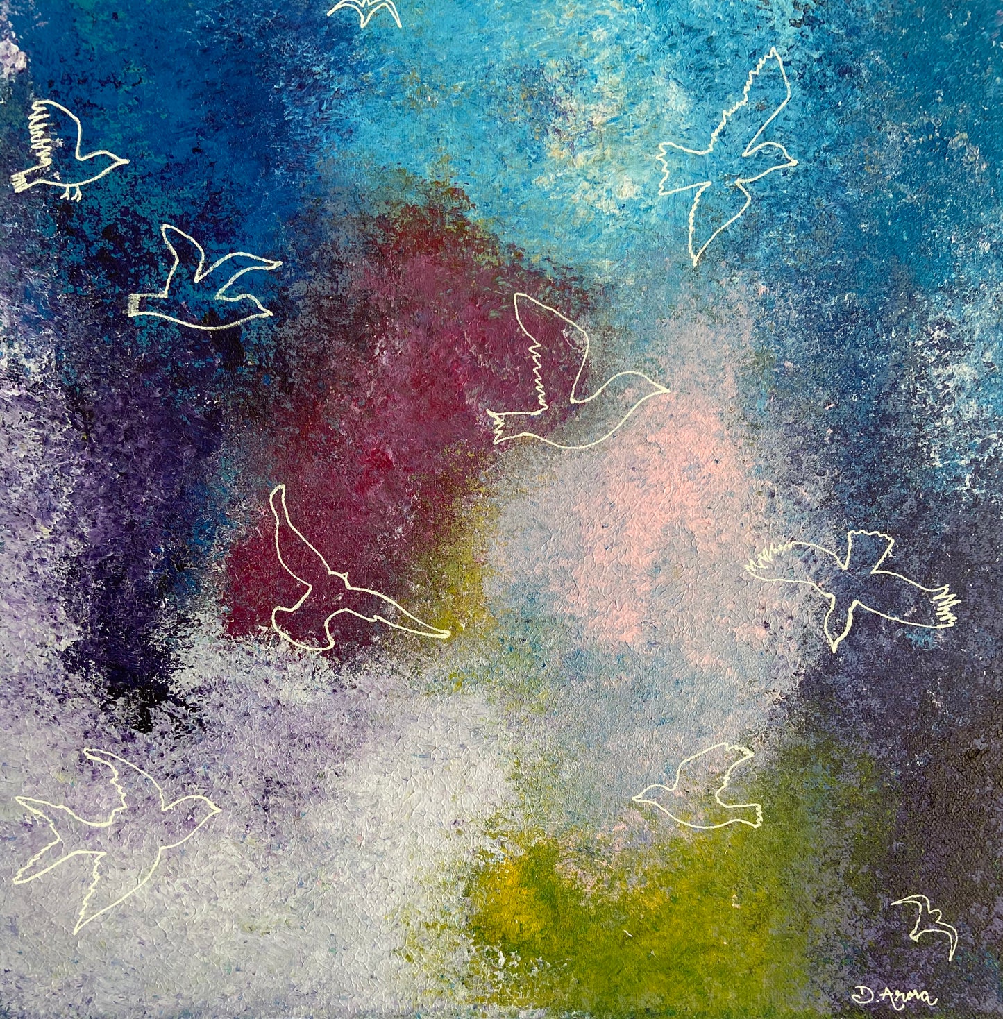 The colourful flight