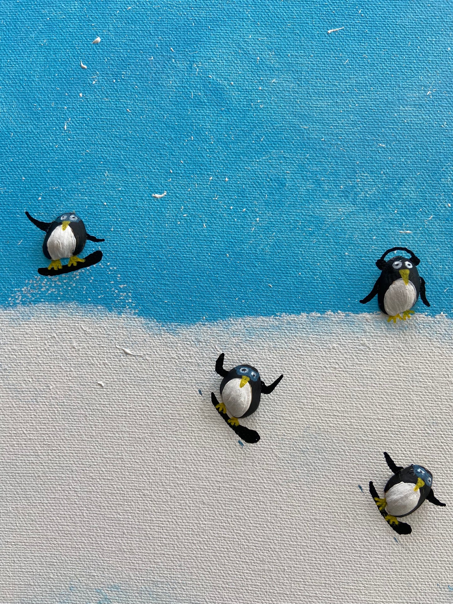 Playful Penguin Parade