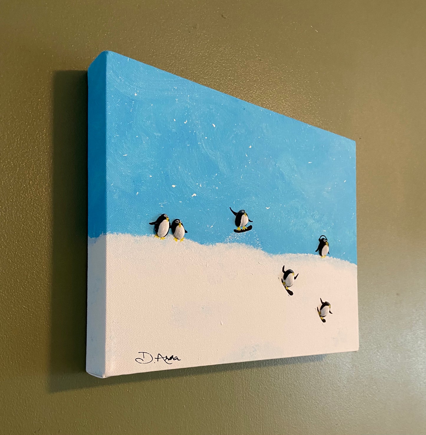 Playful Penguin Parade