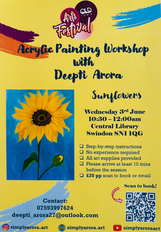 Old Town Arts Festival- Acrylic painting workshop