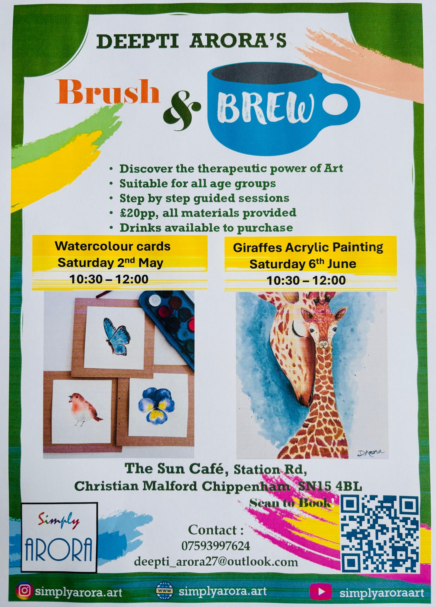 The Sun Cafe’ - Brush & Brew