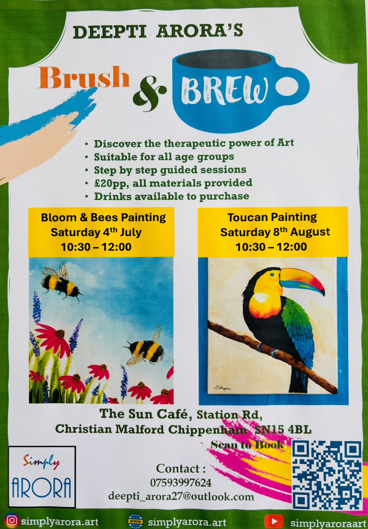 The Sun Cafe’ - Brush & Brew