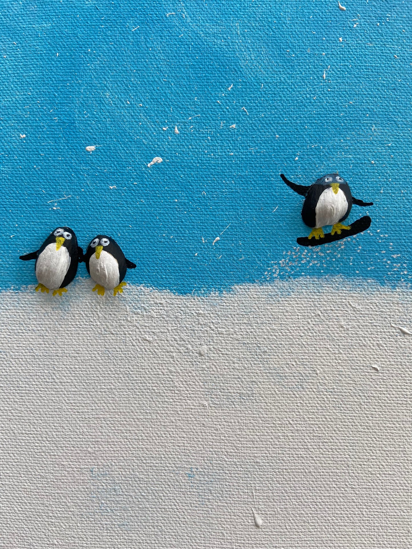 Playful Penguin Parade