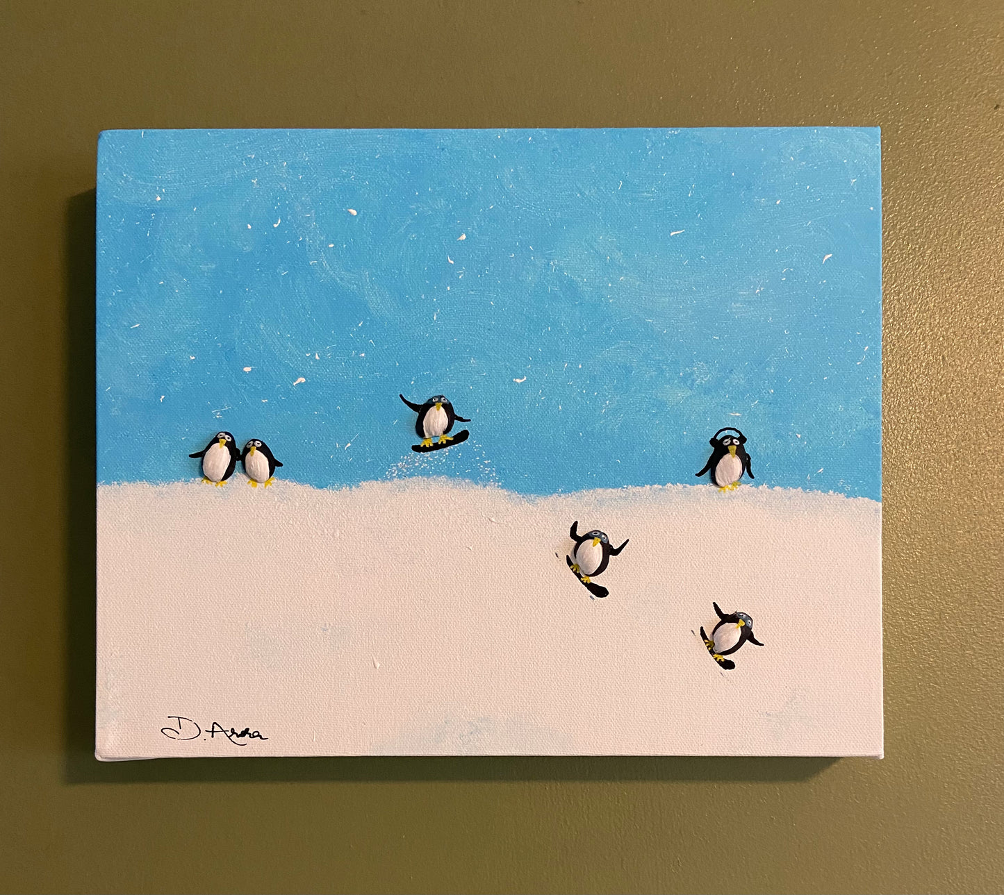 Playful Penguin Parade